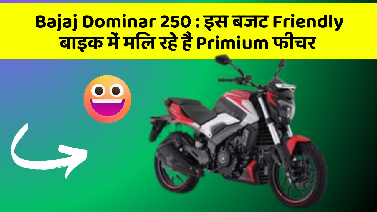 Bajaj Dominar 250: इस बजट Friendly बाइक में मिल रहे हैं Primium फीचर